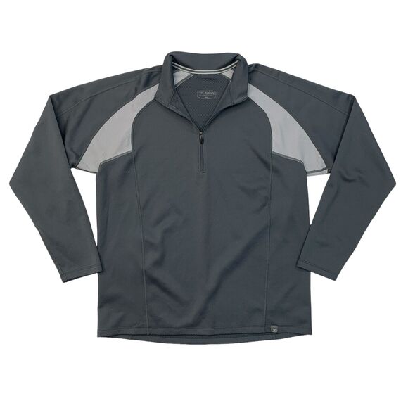 Sugoi Sweatshirt Mens M Medium Gray Quarter Zip Long Sleeve Lightweight Cycling - Picture 1 of 14